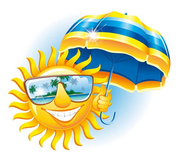 Happy Sun With Sunglasses | Clipart library - Free Clipart Images
