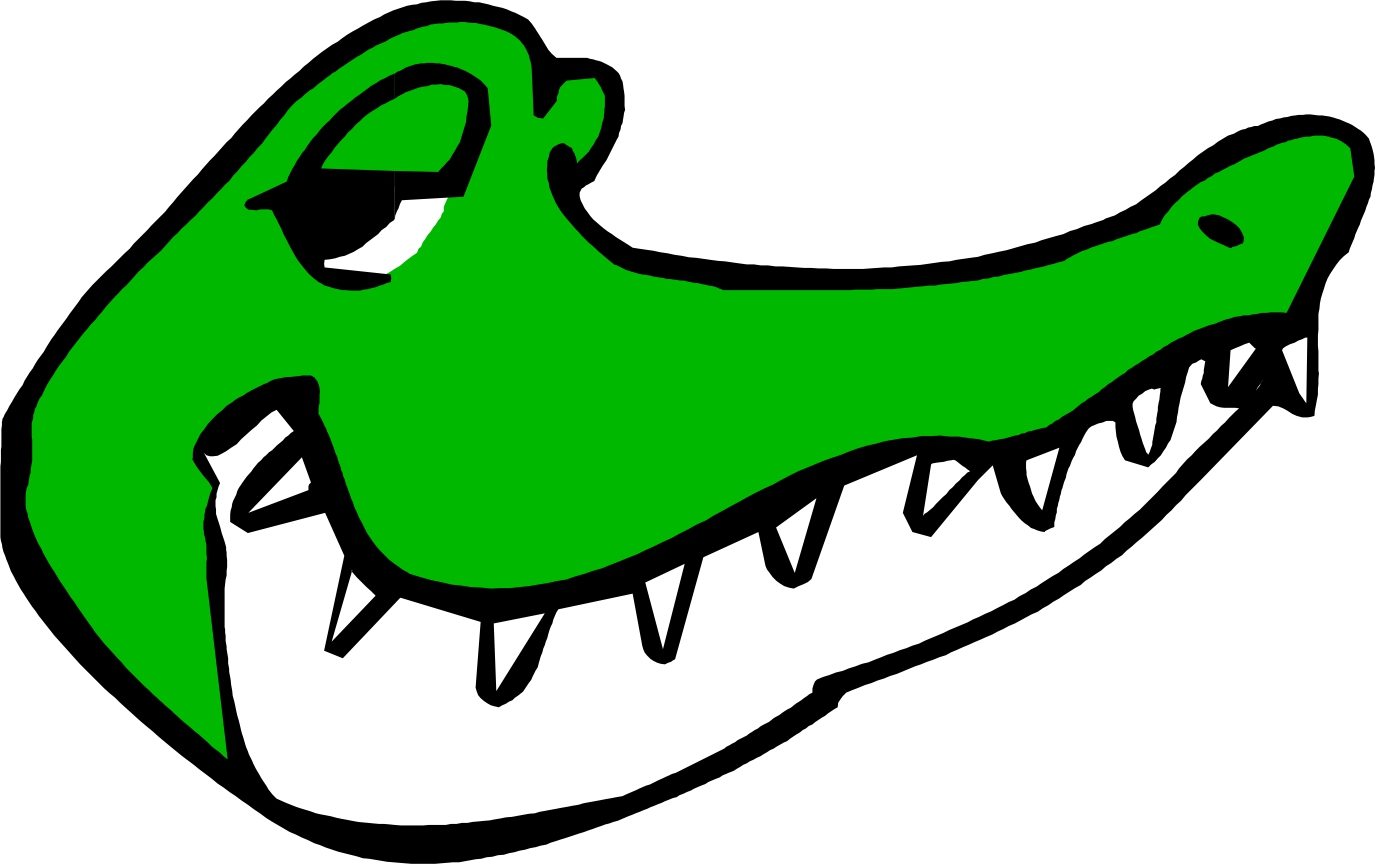 alligator head clip art