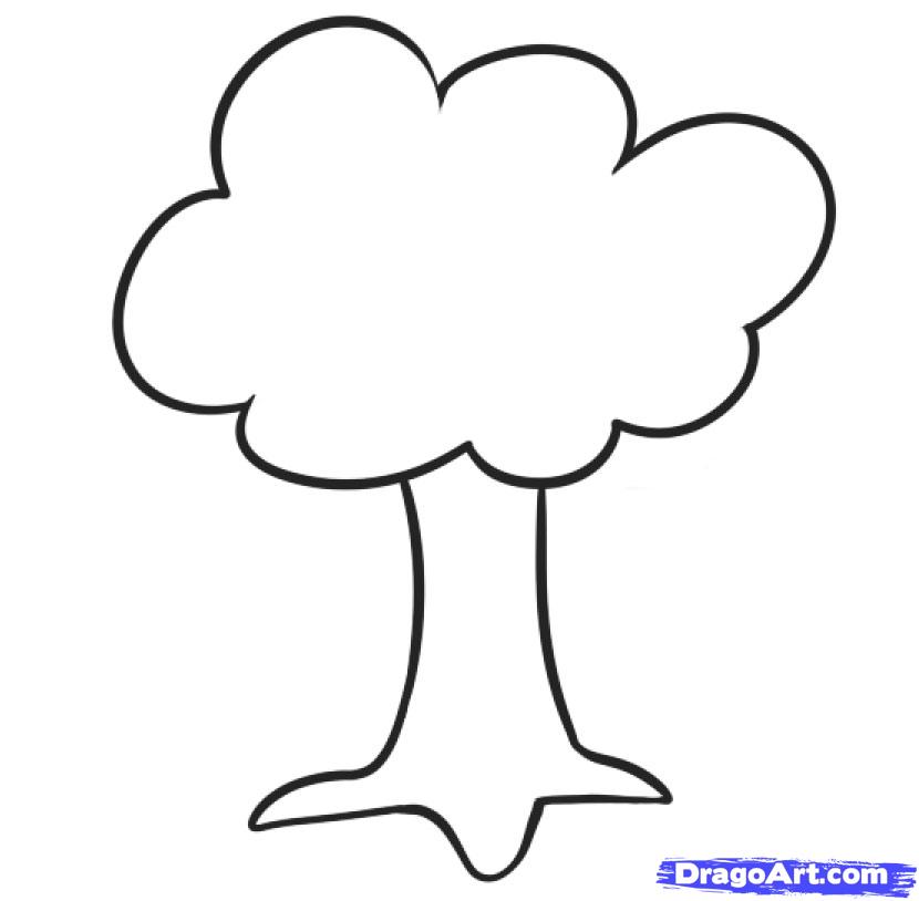 Easy Tree Drawing Tutorial With Video  Images
