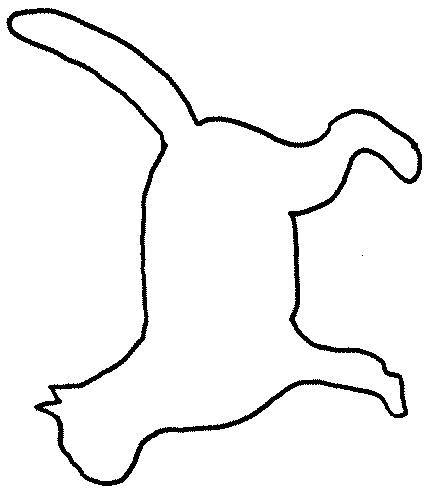 Image Cat Outline - Clipart library
