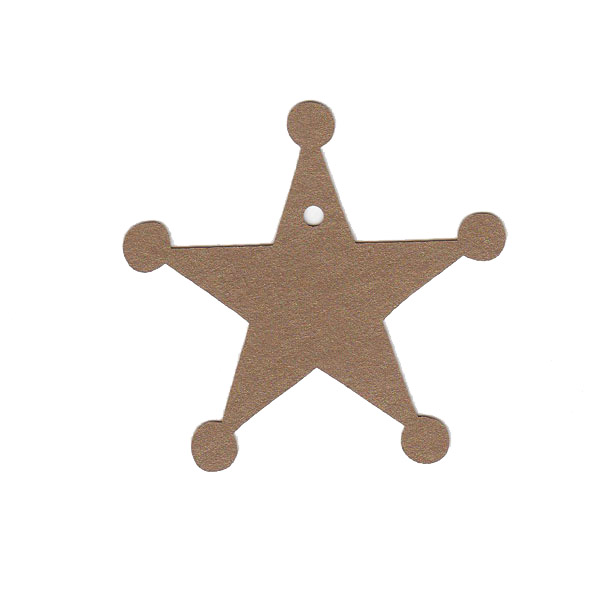Sheriff Star Badge - Classic Western Law Enforcement Symbol
