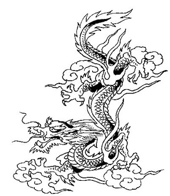 Dragon in Korean traditional patterns