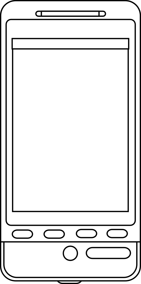 Android Line Art Black White Line Art Scalable Vector Graphics SVG 
