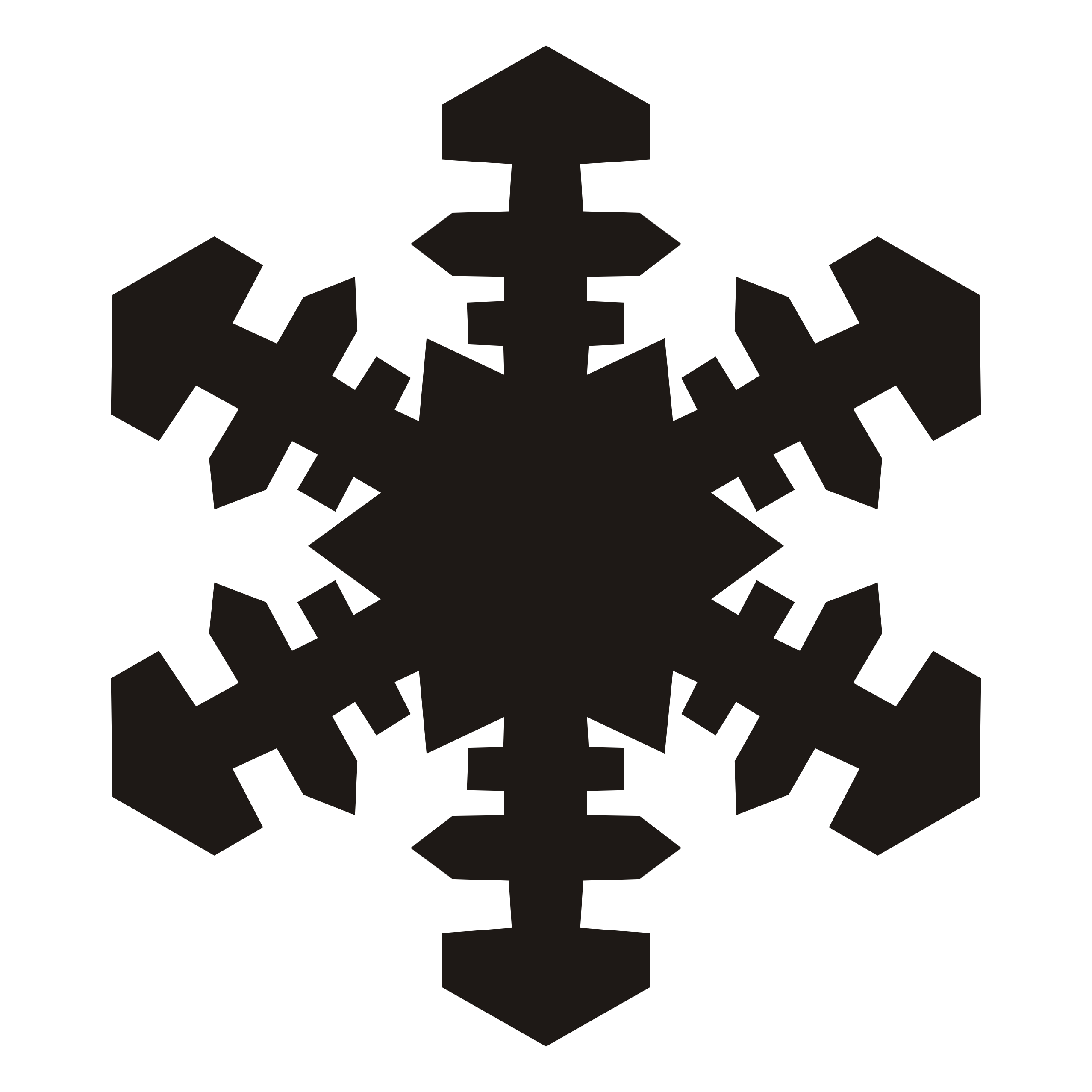 Clip Art: Snowflake Christmas Xmas Holiday Art  - Clipart library 