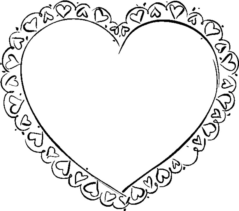Heart Coloring Pages Games | Coloring - Part 6