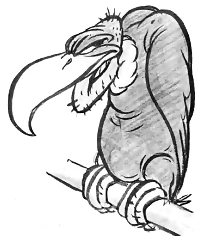cartoon vulture | Night Vulture exploratory! | Clipart library