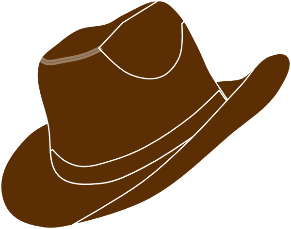 Brown Cowgirl Hat Clip Art at Clipart library - vector clip art online 