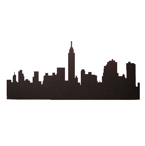 New York City Skyline Silhouette - Clipart library