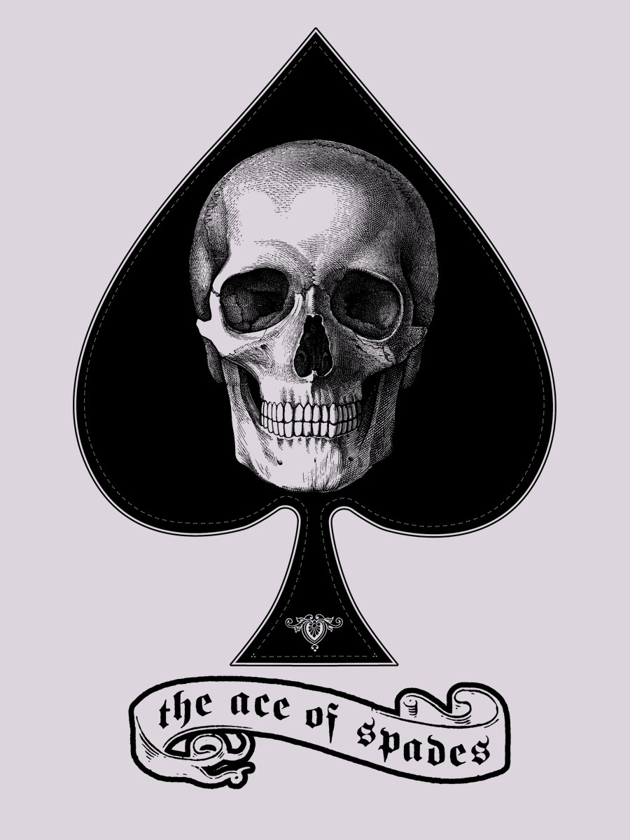 ACE OF SPADES SKULL TATTOO Poster for Sale by jmed70  Redbubble