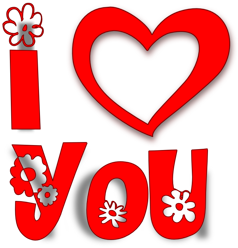 Clipart - I Love You