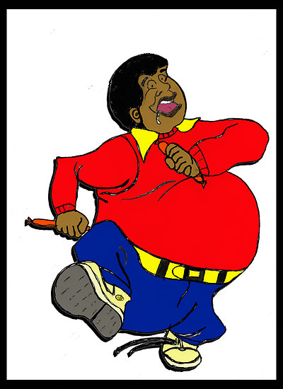 fat people cartoon