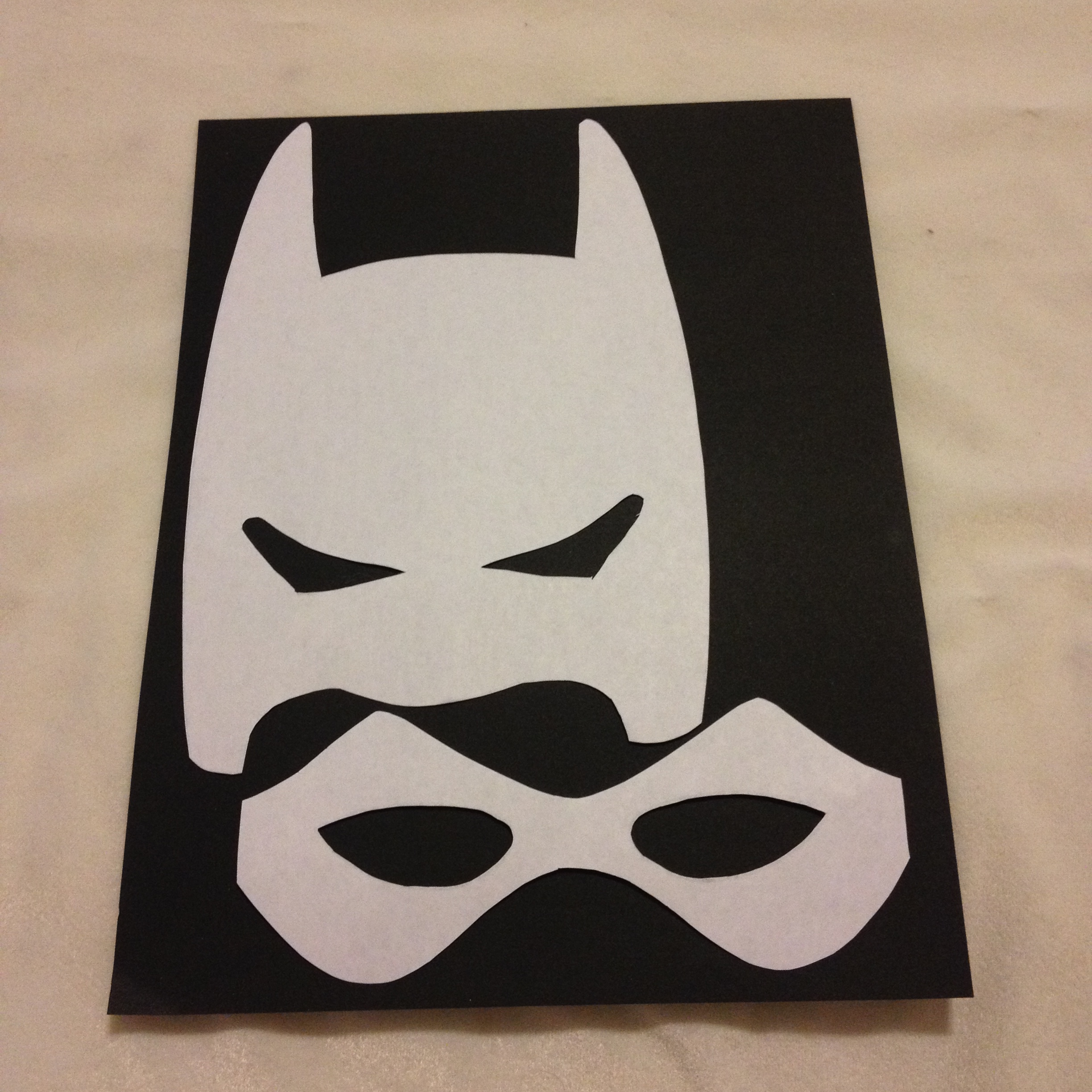 make a batman mask out - Clip Art Library