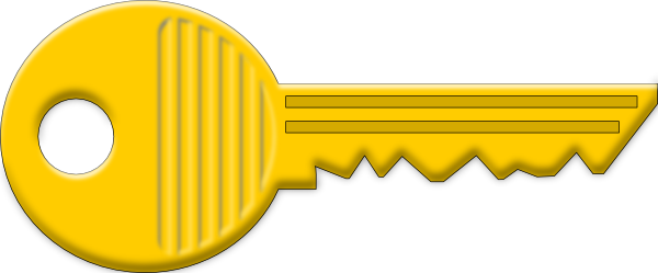 free-vector-yellow-key-clip- 