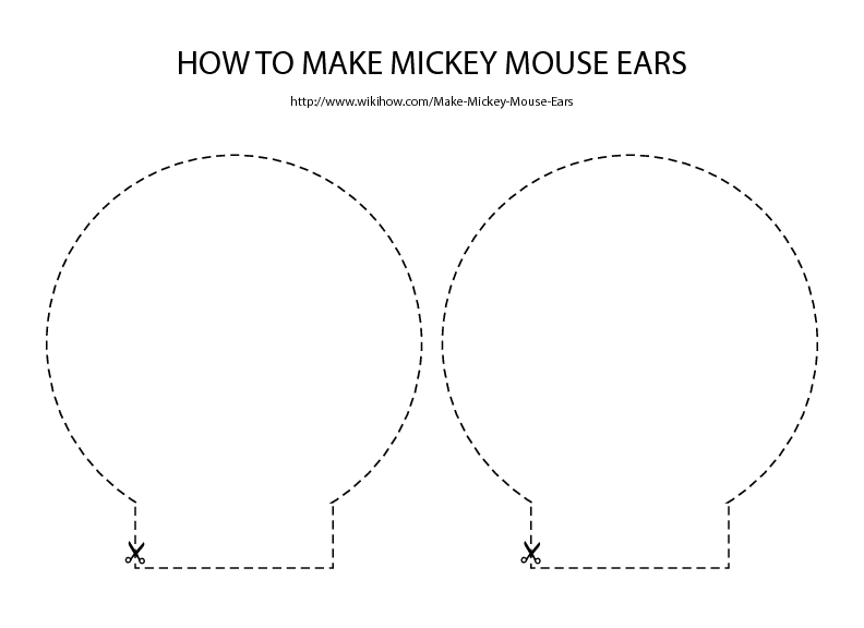 Molde Orelha Da Minnie Para Tiara Clip Art Library