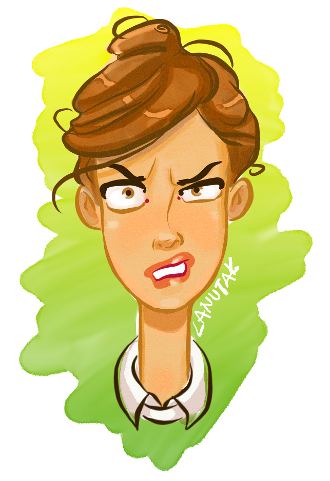 Angry Girl Cartoon Face | picturespider.com