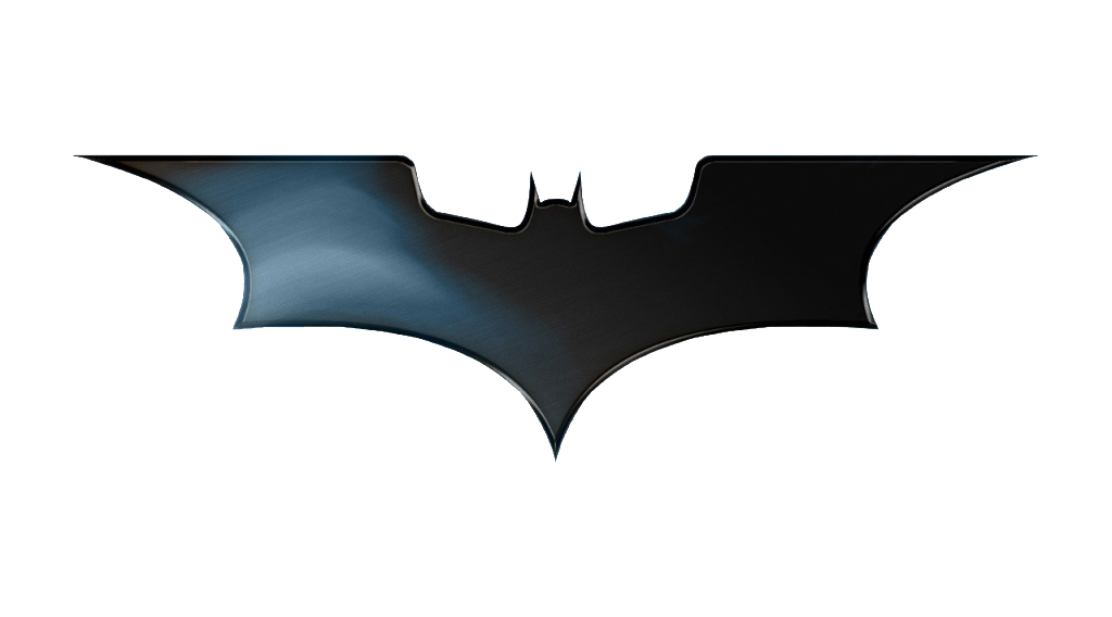 DARK KNIGHT Batman Logo Batwing GLOSS BLACK vinyl DECAL sticker Large 12
