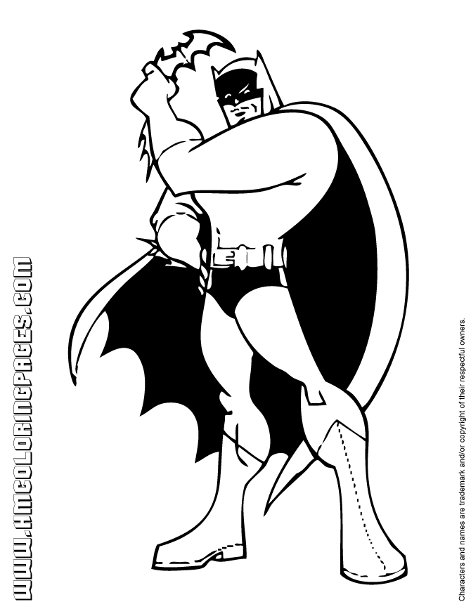 Free Printable Batman Coloring Pages | H  M Coloring Pages