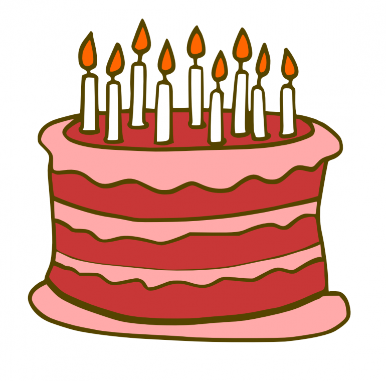 Birthday Cake Vector Vector Art & Graphics | freevector.com