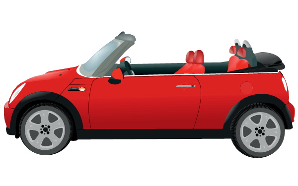 Mini Morris Car Vector Image | Download Free Classic Car Vector 