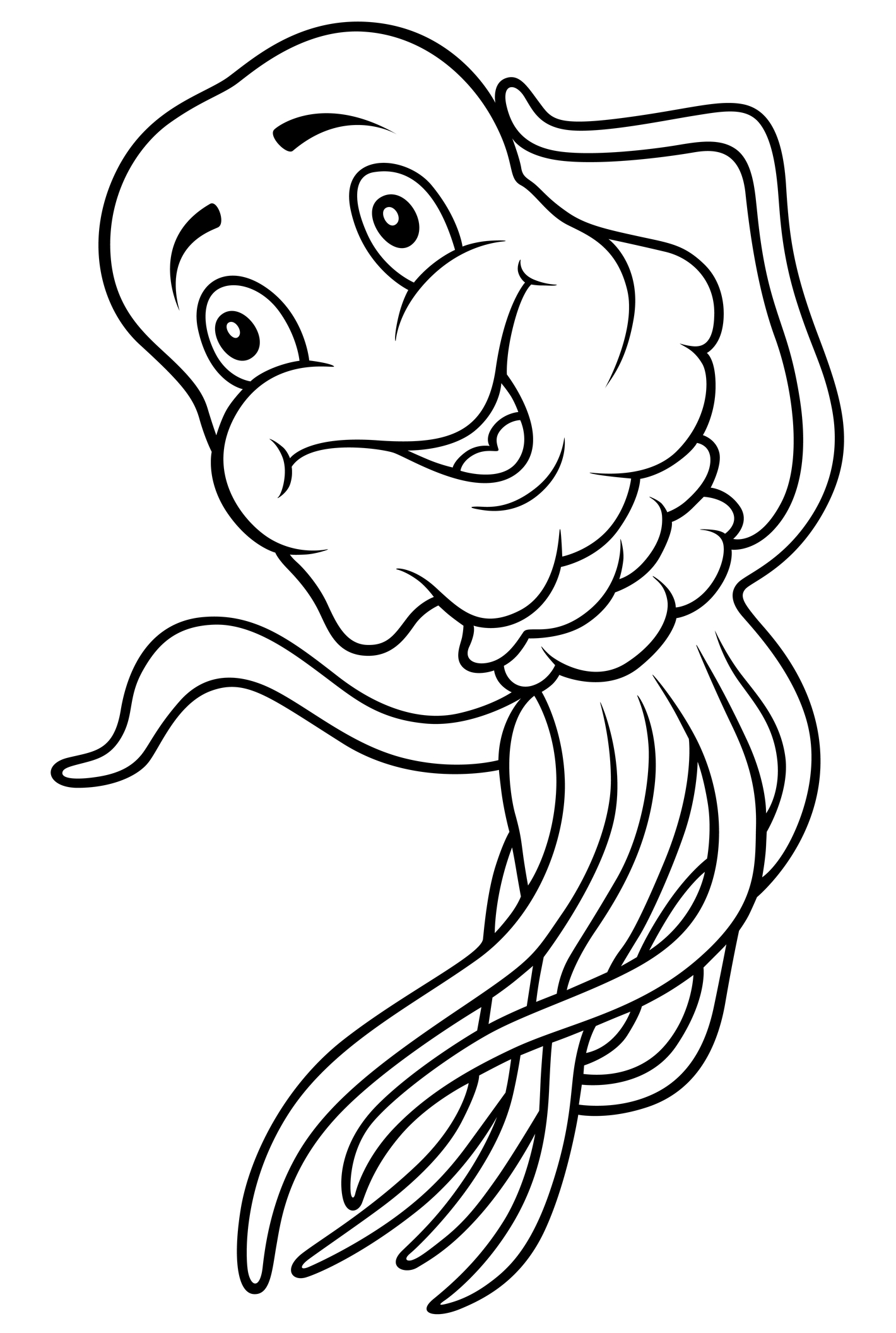Premium Vector | Aesthetic floral jellyfish tattoo illustration