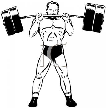 Royalty Free Weightlifting Clip art, Sport Clipart