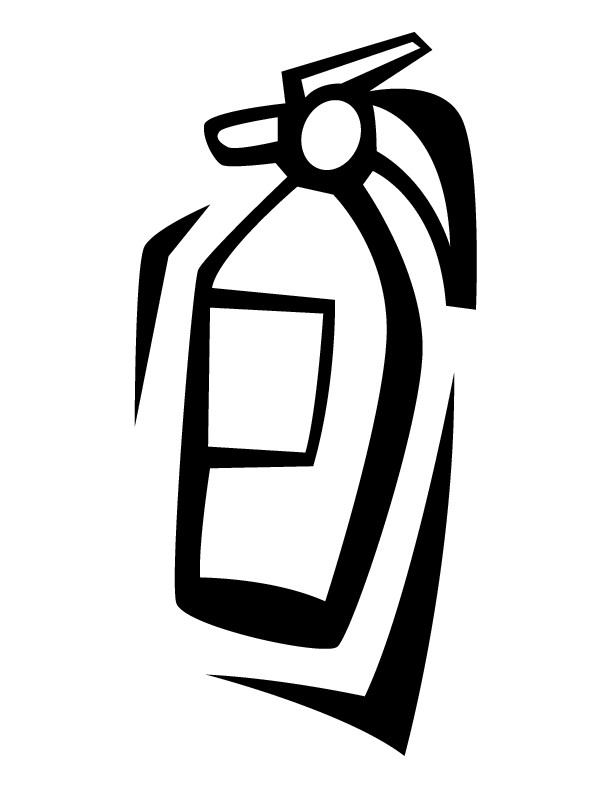 extinguisher Colouring Pages