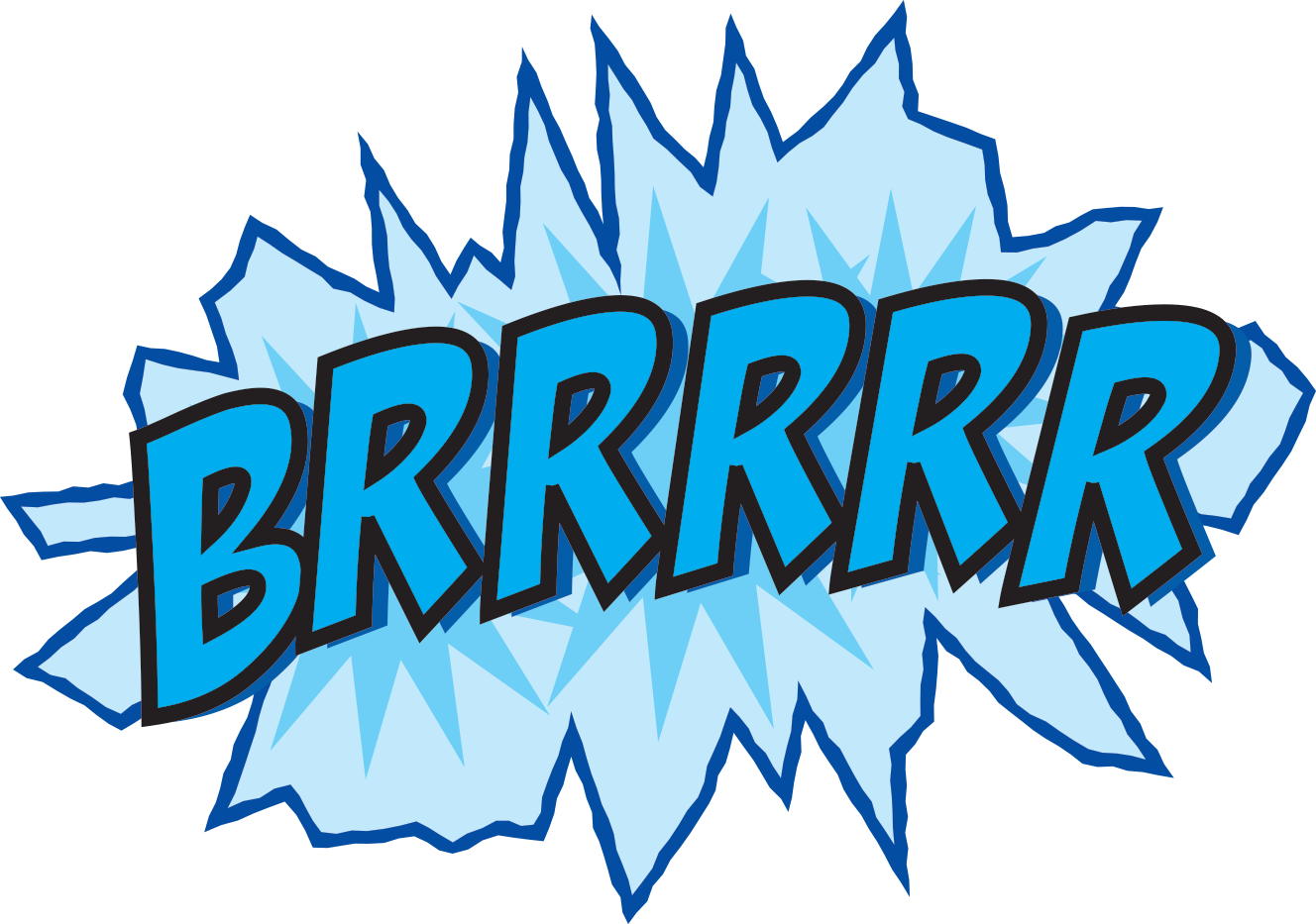 person freezing clipart