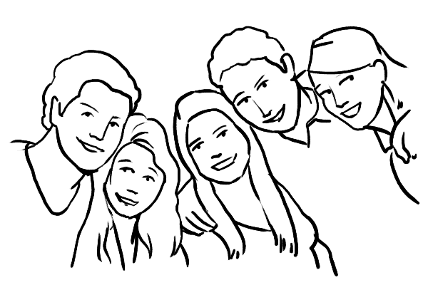 Coloring Pages | Free Family Members Coloring Pages