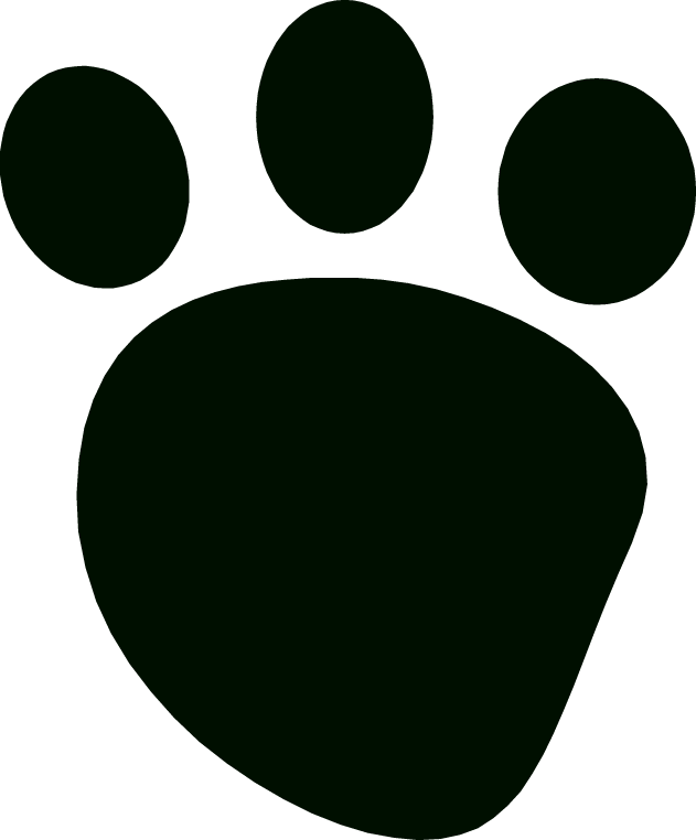 Panther Paw Print Clip Art 