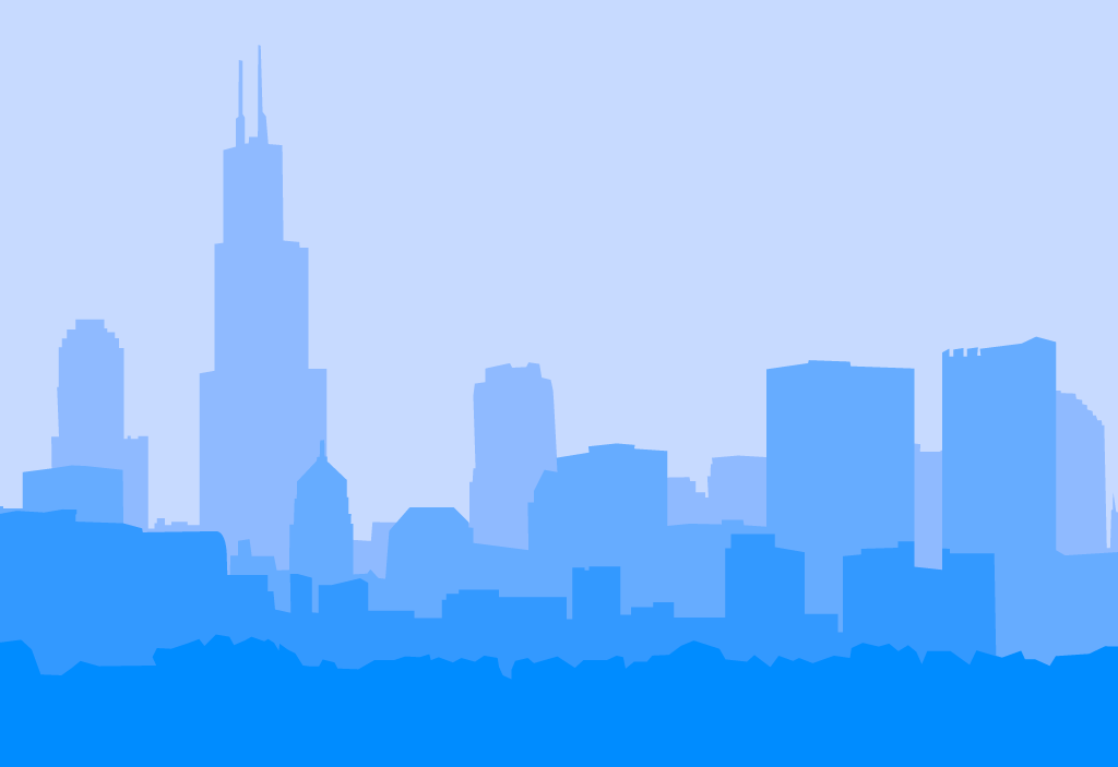 City Skyline in Blue 01 by pauljs75 on Clipart library