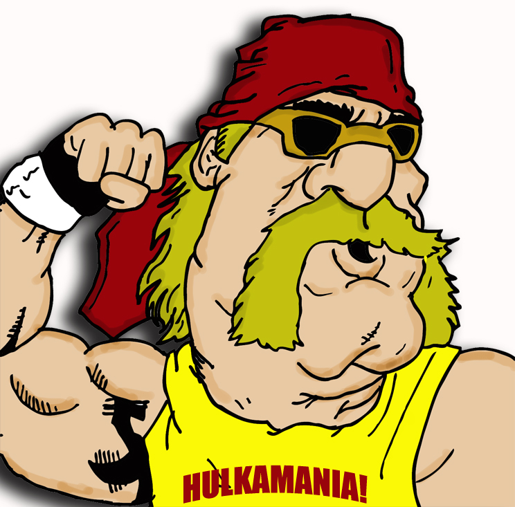 hulk hogan cartoon - Clip Art Library