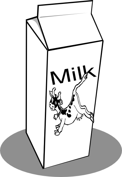 Milk Carton clip art - vector clip art online, royalty free 