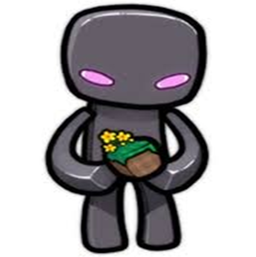 Friendly Robot Holding Flower Pot - Cute Digital Illustration