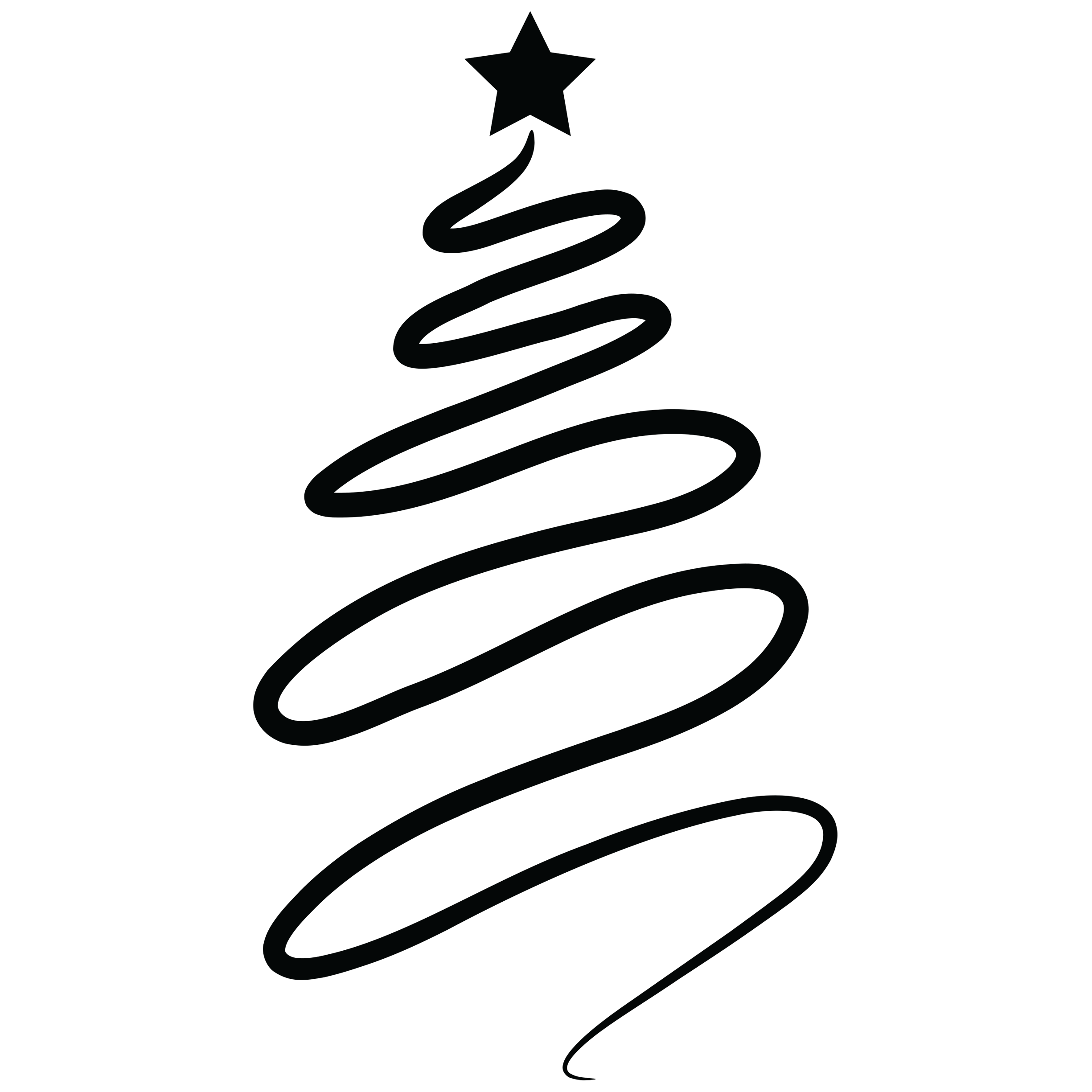 christmas tree clipart outline Clip Art Library