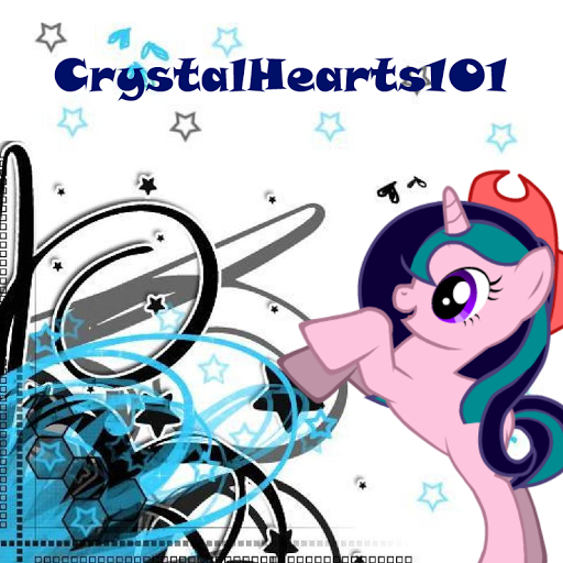Pink pony with teal and purple mane casting a blue magical spell amid stars and graffiti-style art.
