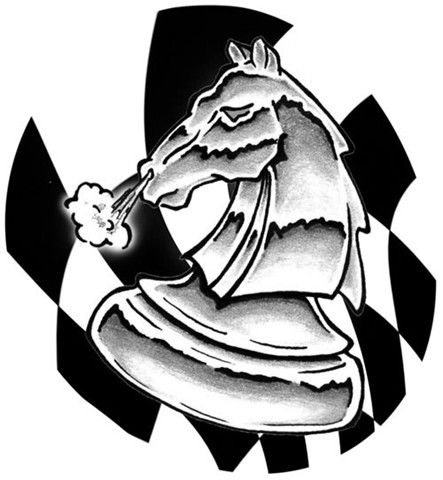 Knight Chess Piece Illustration - Strategic Power and Symbolism