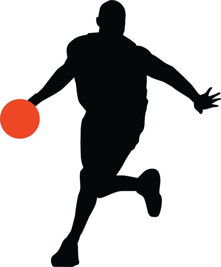 Basketball Player Silhouette - 59 : Custom Wall Decals, Wall Decal 