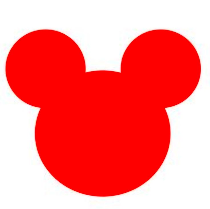 Mickey Mouse Red Silhouette | Minnie ? Mickey | Clipart library
