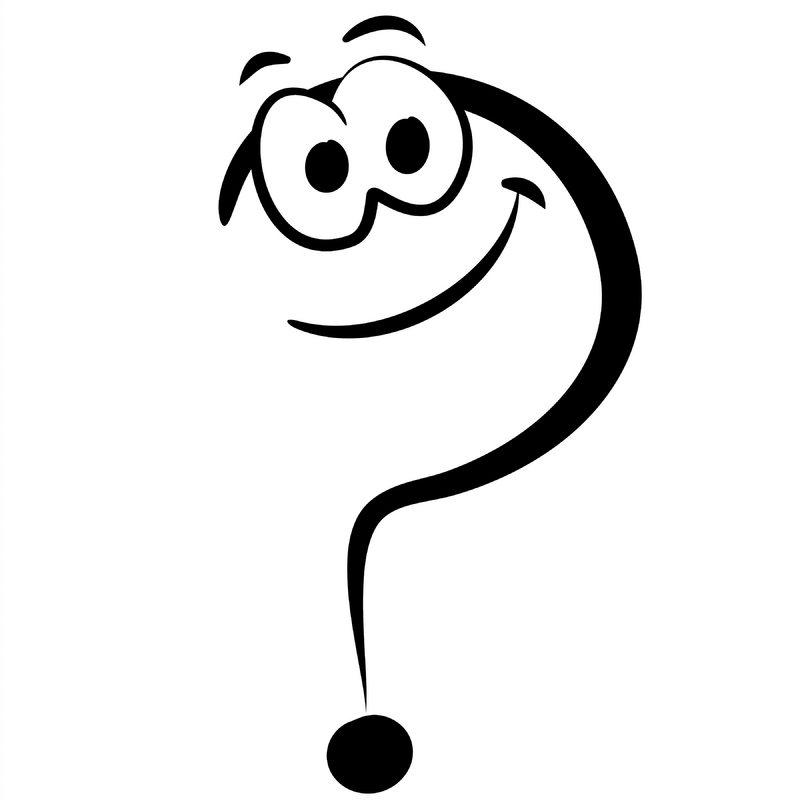 Friendly Question Mark Illustration - Free Vector Graphic