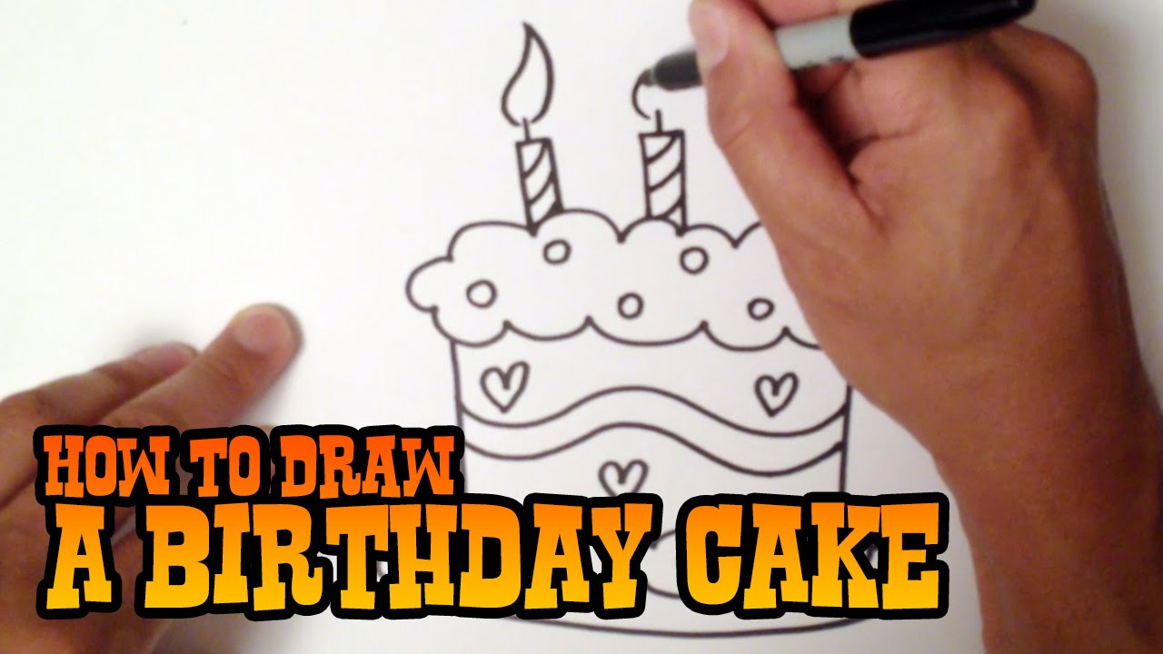 Free Birthday Cake Drawing, Download Free Birthday Cake Drawing png