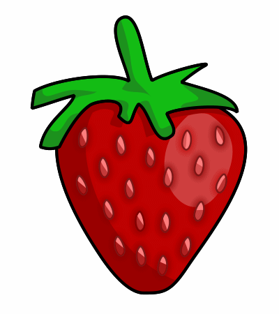 animated strawberries