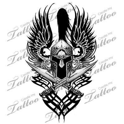 spartan emblem by Pineapple  TattooNOW