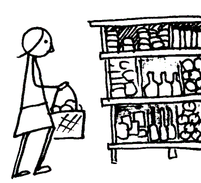 department store clipart black and white