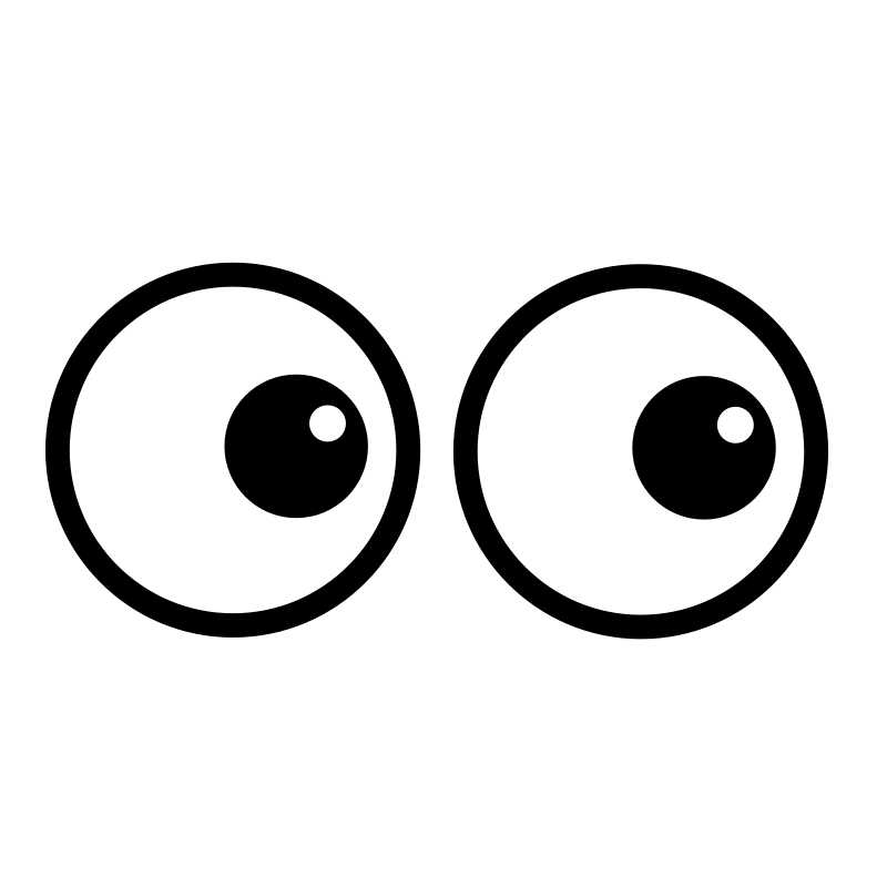 Clipart - Cartoon Eyes