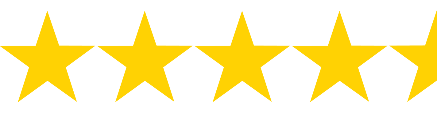 5-Star Rating Icon - High-Quality Review Symbol for Websites