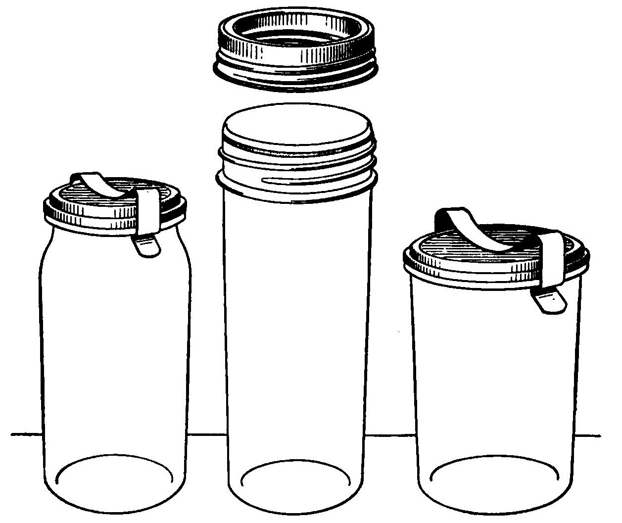 Reading, Roses  Prose: Classic Canning Jars Clip Art - ClipArt 