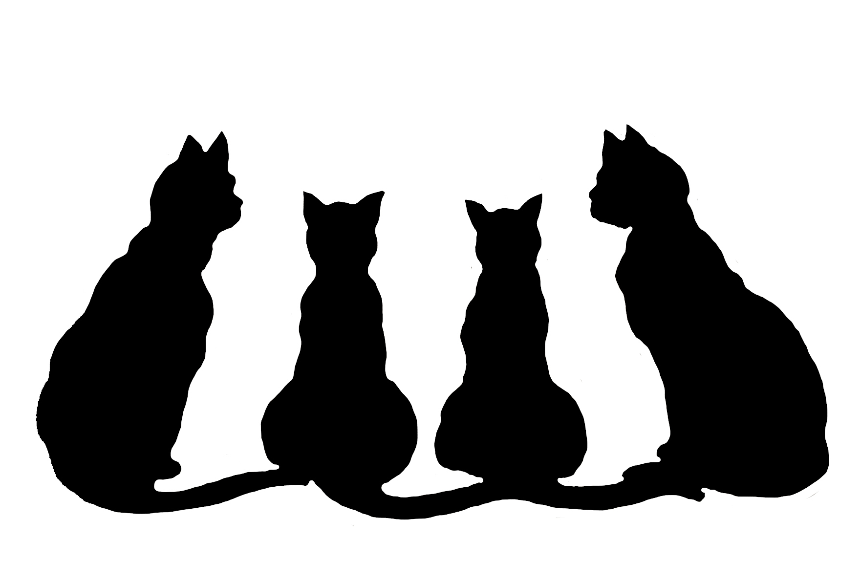 cat silhouette Wallpaper | HD Wallpaper #13328 - Background Image 
