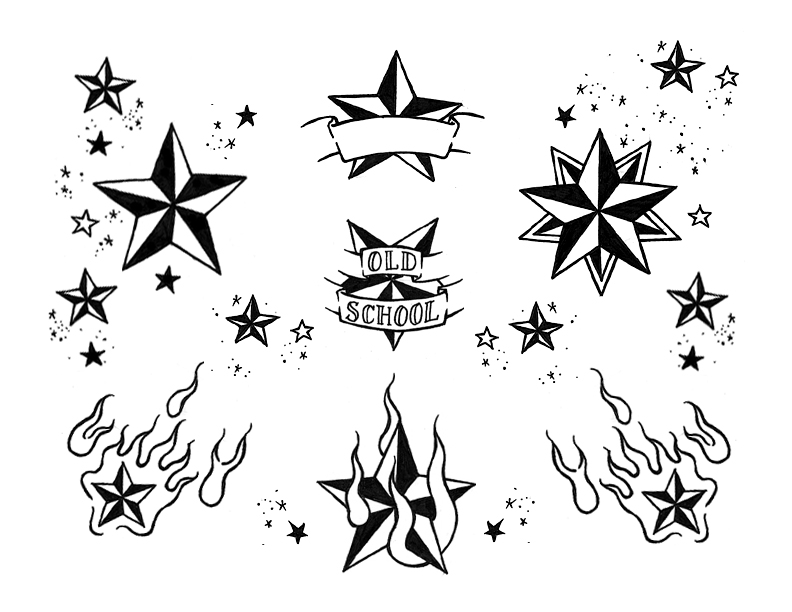 Top 77 traditional star tattoo super hot  thtantai2