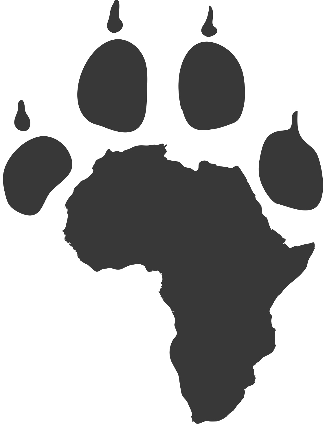 Buy Two Paws and Claws Paws With Claws Paw Print Clipart Paw Online in  India  Etsy