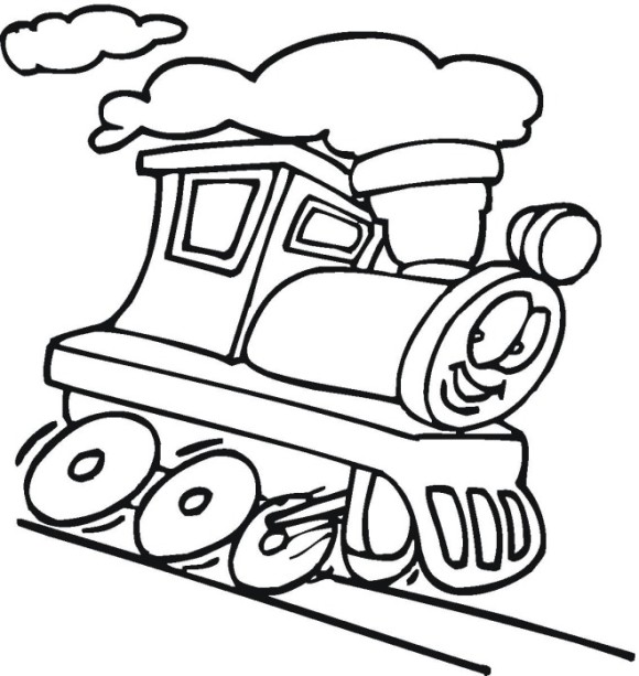 easy cartoon train drawing - Clip Art Library